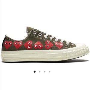 CONVERSE COMMES DES GARÇONS PLAY X CONVERSE NWT